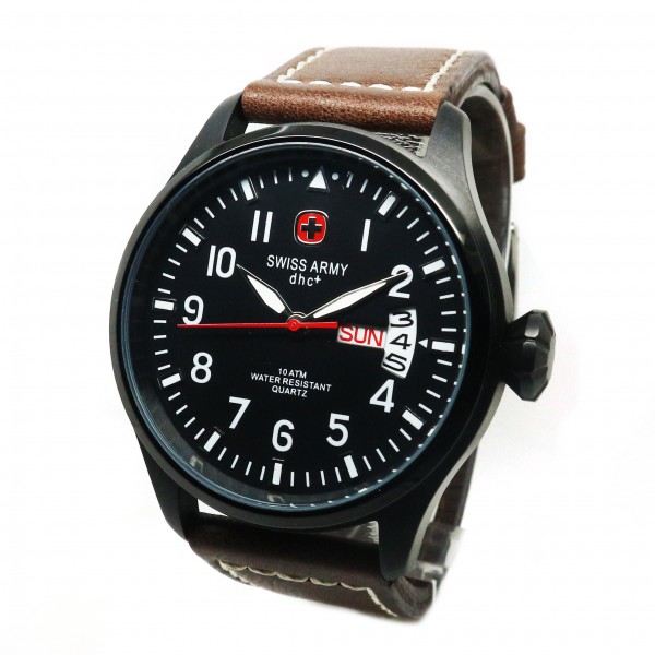 Swiss Army HC 2871-2 Black Dark Brown﻿